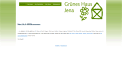 Desktop Screenshot of gruenes-haus-jena.de